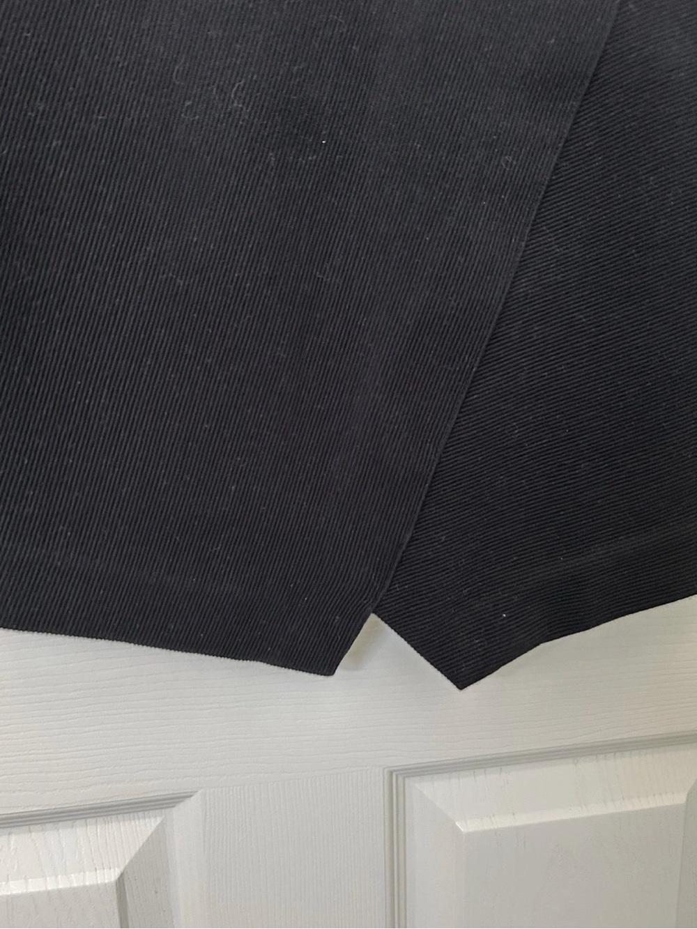 LOFT Black Asymmetric Mini Skirt - Picture 3 of 5